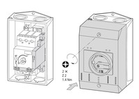 Box for motor protection switch BE5