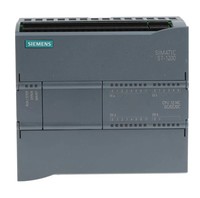 PLC SIMATIC S7-1200, CPU 1214C, DC/DC/DC, ONBOARD I/O: 14 DI, 10 DO 24V, 2 AI 0-10 VDC, POWER SUPPLY: DC 20.4 - 28.8 V DC , 6ES7214-1AG40-0XB0 Siemens