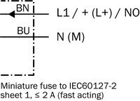 IM18-05BUS-ZU0 INDUKT. PROXIMITY SENSOR M18, 20..250V AC/DC 2-wire, NO, Flush Sn=5mm, Cable, 2-wire, 2 m