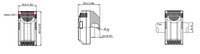 EE046 - Condensation monitor, Snap-on mount for 16 mm pipe EE046T25 E + E Elektronik