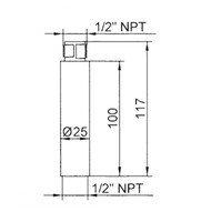 TWS EXTENSION L10 GY; 27761 Sirena