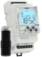 Twilight and light digital switch with integrated time switch, SOU-2 /230V, 4215 Elko EP