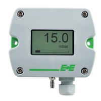 Differential Pressure Sensor EE600-HV52A7D2 0...250/500/750/1000 Pa (DIP switches), Analogue (voltage and current output), With display, E+E Elektronik