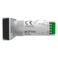 Display RS485, Modbus protocol, Panel mountable, GREEN LED, Standard size - 22,5mm