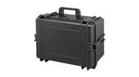  600-00310 Watertight Case with Cubed Foam, 49l, 555x428x306mm, Polypropylene (PP), Black, Lab, RND