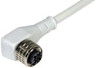 Connector with cable CS-A2-02-G-05, M12, 4-PIN, angled, female, cable 5m, IP67, 95A251240 Datalogic