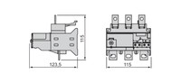 Тепловое реле 3P, 90A - 150A, LR9D5369 Schneider Electric