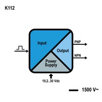 Universal digital coupler/isolator; din rail mounting, K112 Seneca