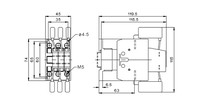 Kontaktors (zema sprieguma) 20 kVar, spole 230V AC, K324K0023020 B & J