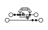 Клеммная колодка предохранителя UT 4-L/HESILED 24, 6,3A, 4мм2, 5 x 20 мм, 3214366 Phoenix Contact