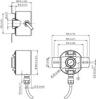 DBS60I-BGFM01024 INCREMENTAL ENCODER Stainless steel V2A, 4,5...30V TTL / HTL, 1024imp, 6-channel, Blind hollow shaft 14mm, Cable, 8-wire, radial, 5 m 1122581 Sick