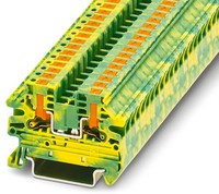 Ground terminal PTV 2,5-PE, 2,5mm2, 24A, green/yellow, 1078963 Phoenix Contact