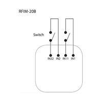 RFIM-20B Signāla raidītājs battery 3V, 2 kontakti