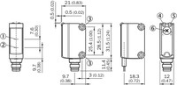 GSE6-P1211 Through-beam photoelectric sensor, 0 m ... 15m, PNP NO/NC (select), cable 3-wire 2 m 1060792 Sick