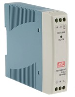 Блок питания 110-230V AC на 12V DC, 0.84A, 10W, MDR-10-12 Mean Well