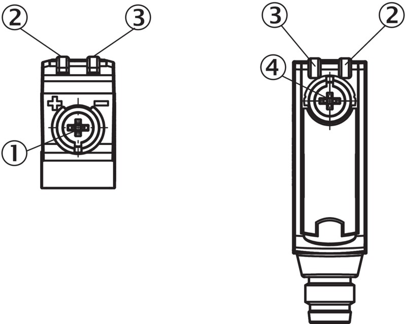 GTE6L-F4211 Photoelectric proximity sensor Energetic, Laser Sn= 0...450 mm, PNP NO/NC (complementary), connector M8, 4-pin 1105818 Sick alt_view_4