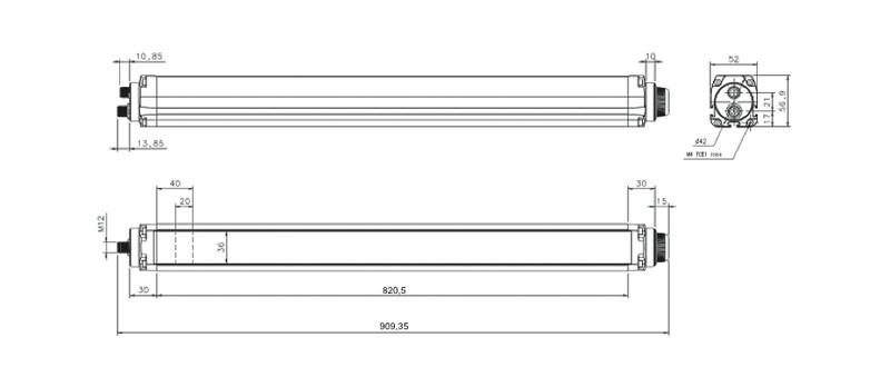 SG4-BSR3-080-OO-W-C SG BODY BIG MUTING safety multiple beam type 4 3 beams h=800mm edm man/auto muting coded 30m , MOQ 1 957851410 Datalogic alt_view_2