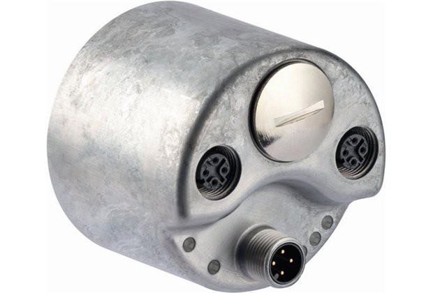 AFM60A-S4IB018X12 ABSOLUTE ENCODER, EtherNet/IP™,262,144 (18 bit), 4,096 (12 bit), Solid shaft, face mount flange 10 mm x 19 mm alt_view_2