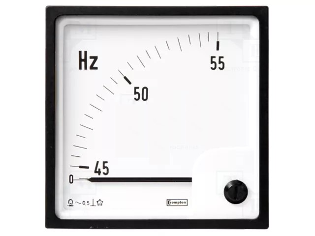 Frequency meter, analog, panel mount 72 x 72mm, 45÷55Hz, 380/440V AC alt_view_2